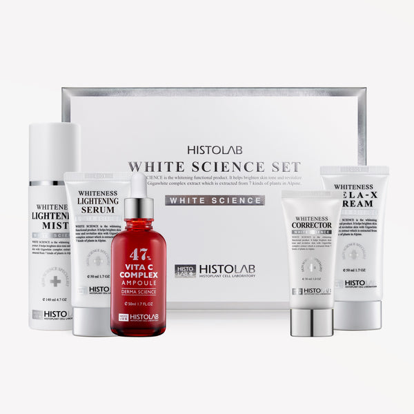 White Set Skin Brightening Skincare Collection HistoLab