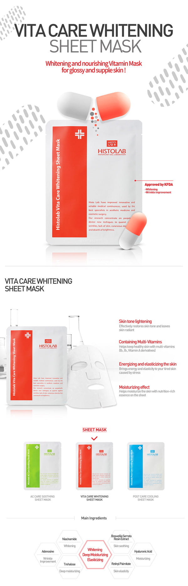 Vita Care Whitening Sheet Mask