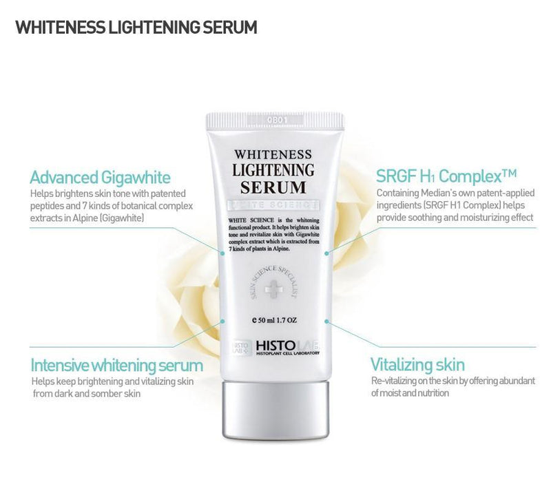 Whiteness Lightening Serum - HistoLab Canada